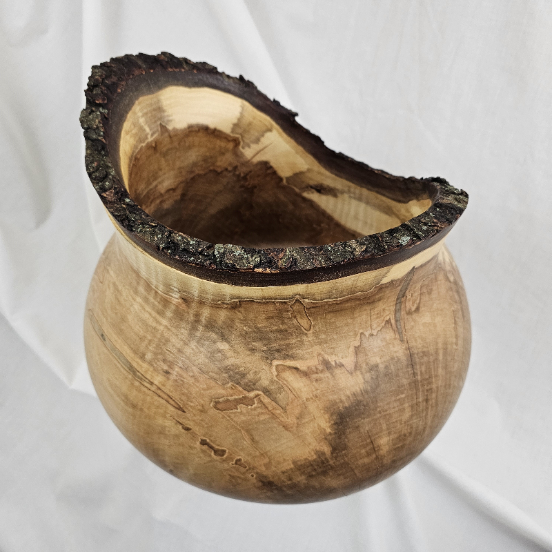 Special Live Edge Maple Bowl (13-1/2" x 10")