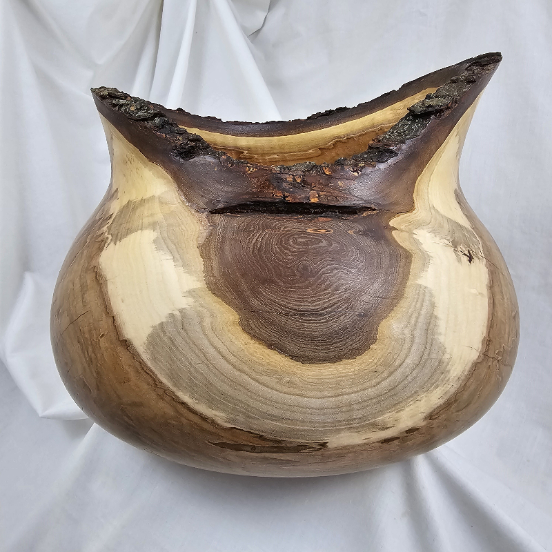 Special Live Edge Maple Bowl (13-1/2" x 10")