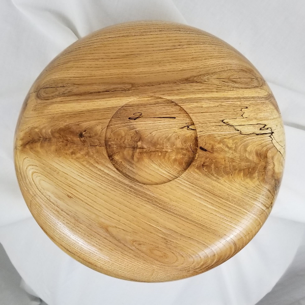 Wide Live Edge Maple Bowl (13" x 5")
