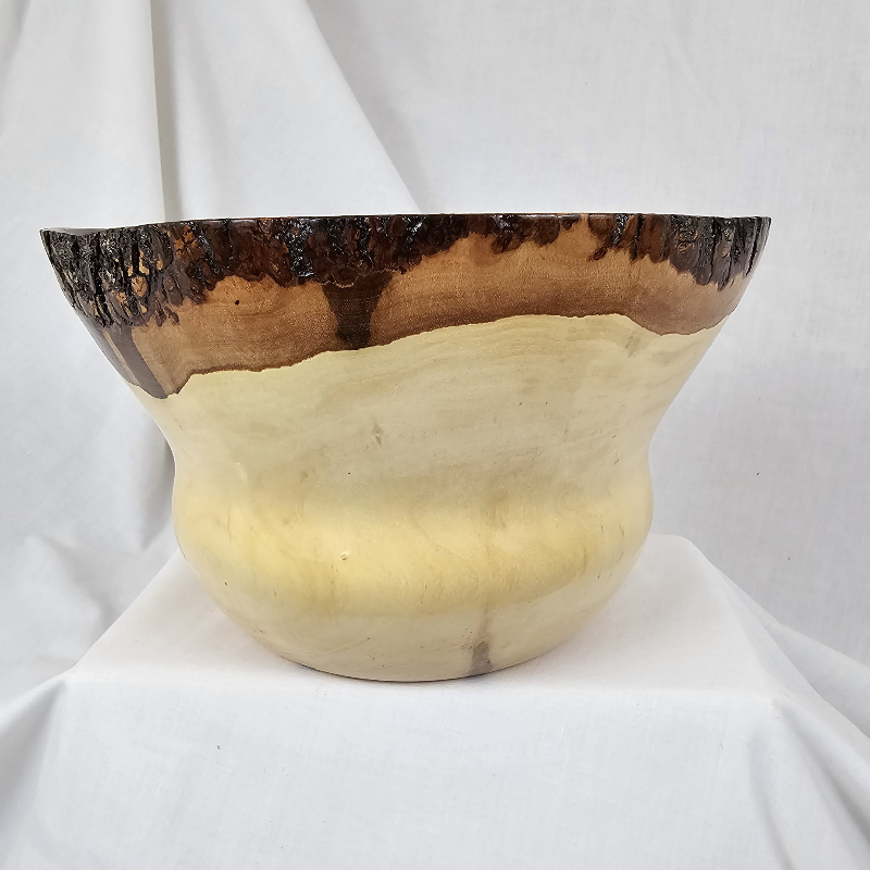 End-Grain Silver Maple Bowl (7" x 7")