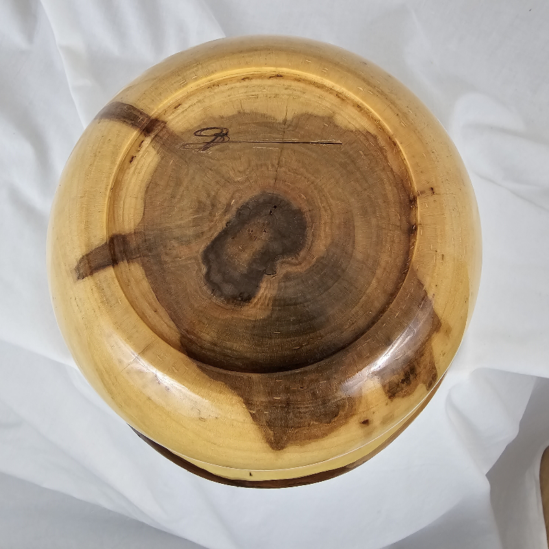 End-Grain Silver Maple Bowl (7" x 7")