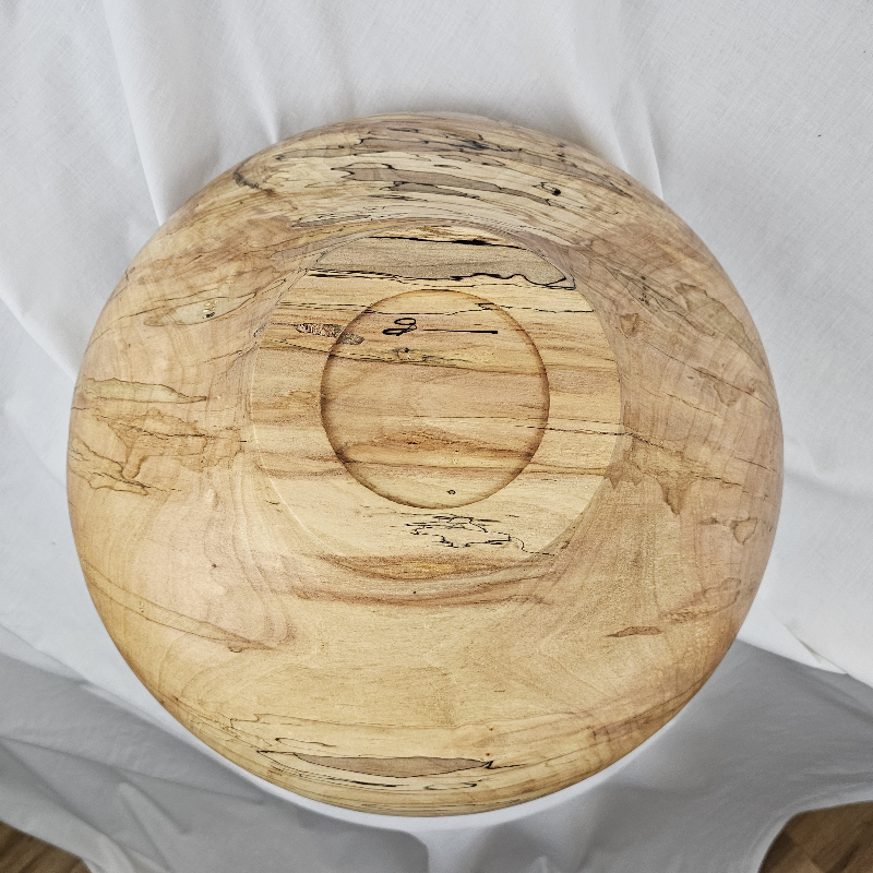 Large Splated Maple Bowl (16-1/2" x 5")