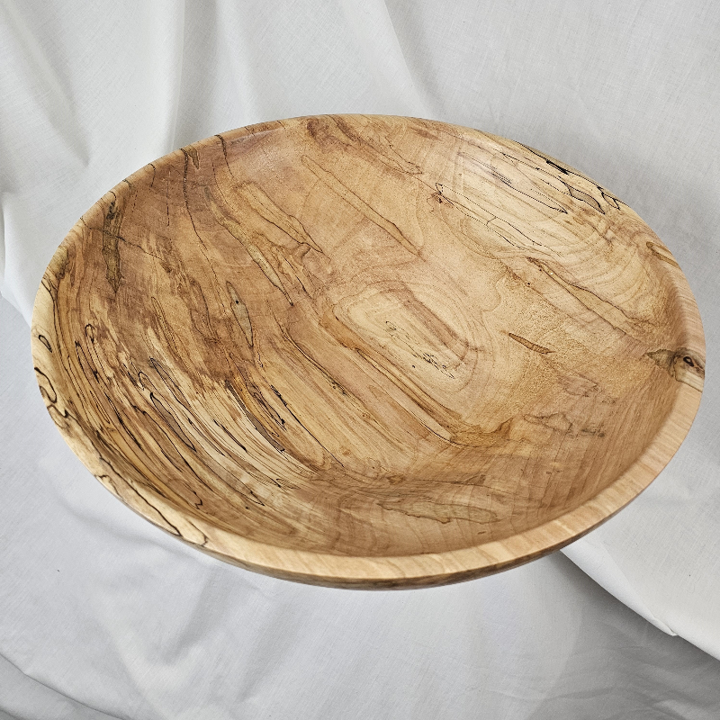 Large Splated Maple Bowl (16-1/2" x 5")