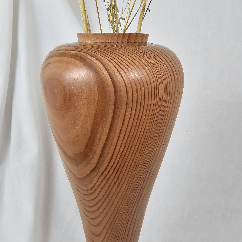 Redwood Vase (4-1/2" x 14")