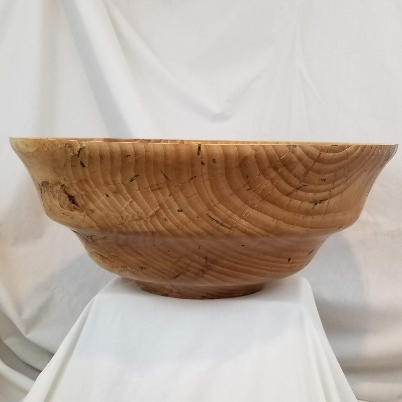 Large Ash-bored Ash Bowl (16" x 6")