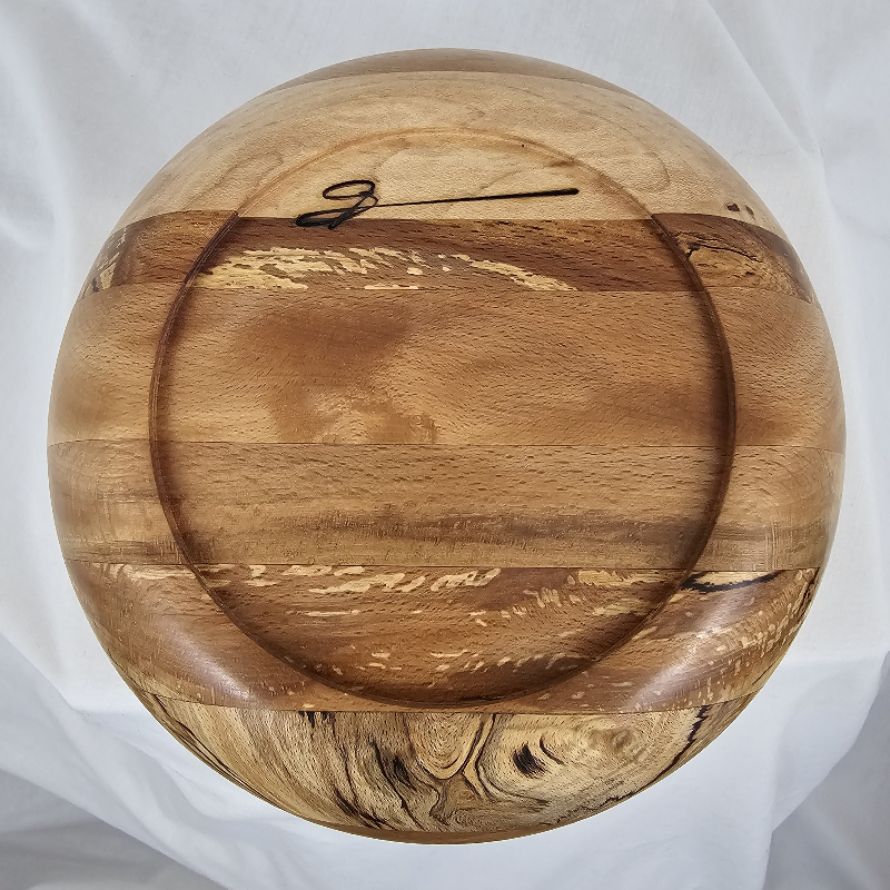 Glued-up Beech Bowl (7" x 3-1/2")