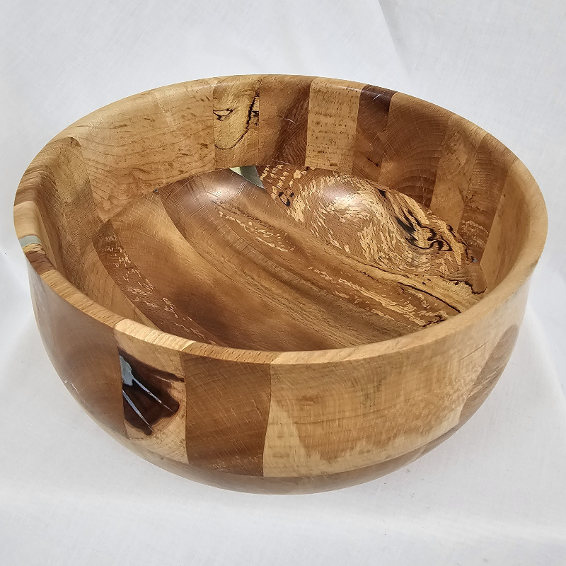 Glued-up Beech Bowl (7" x 3-1/2")