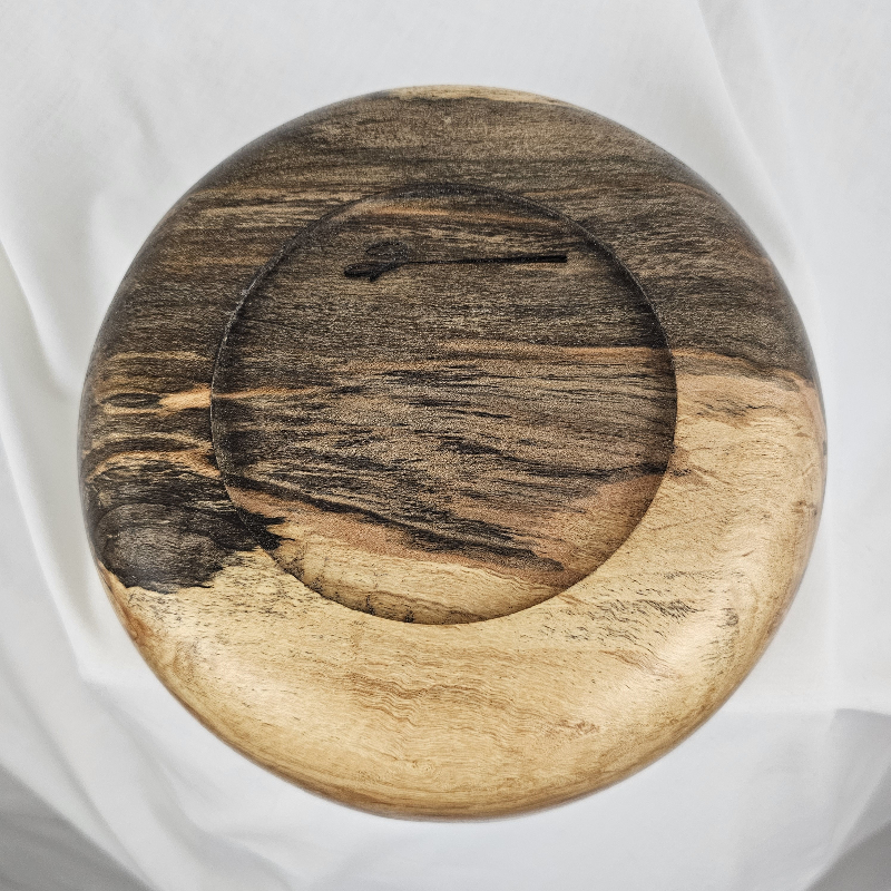 Silver Maple Bowl (8" x 3")
