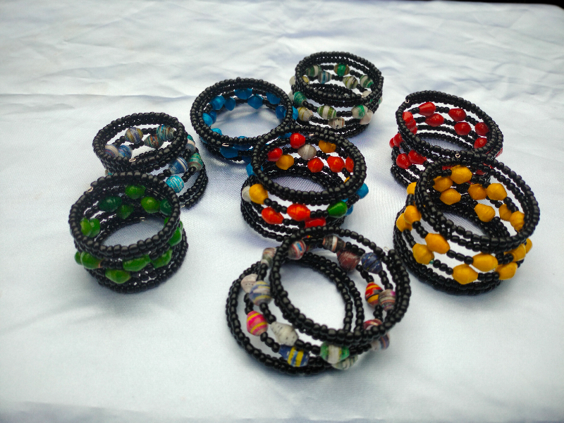Paper Bead Bracelet