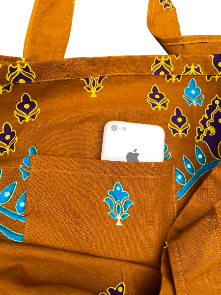 Ankara Tote Bag Large Cotton Shopping Bag Eco Friendly Grocery Bag Handmade African Print Shoulder B