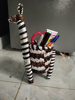 Giraffe Desk Organizer Animal Basket