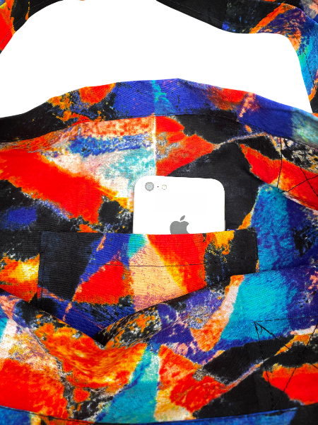 Handmade Ankara Cotton Utility Tote | Eco-Friendly 15x15 Everyday Bag