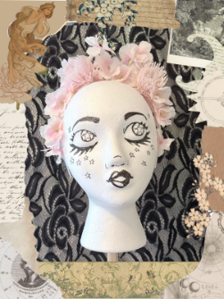 Pale Blossoms Floral crown