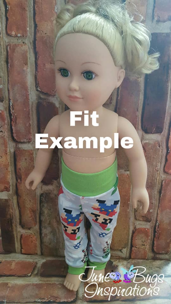 18" I love you to the moon & back Doll Joggers