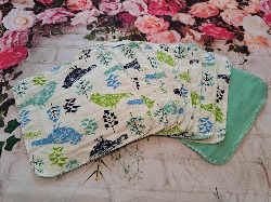 Set of 10: 8"X8" Bird Flannel Wipes