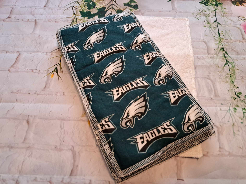 Set of 6: 5.75" X 10.75" Eagles Unpaper Towels