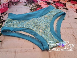 Large Blue Glitter Booty Bunzies