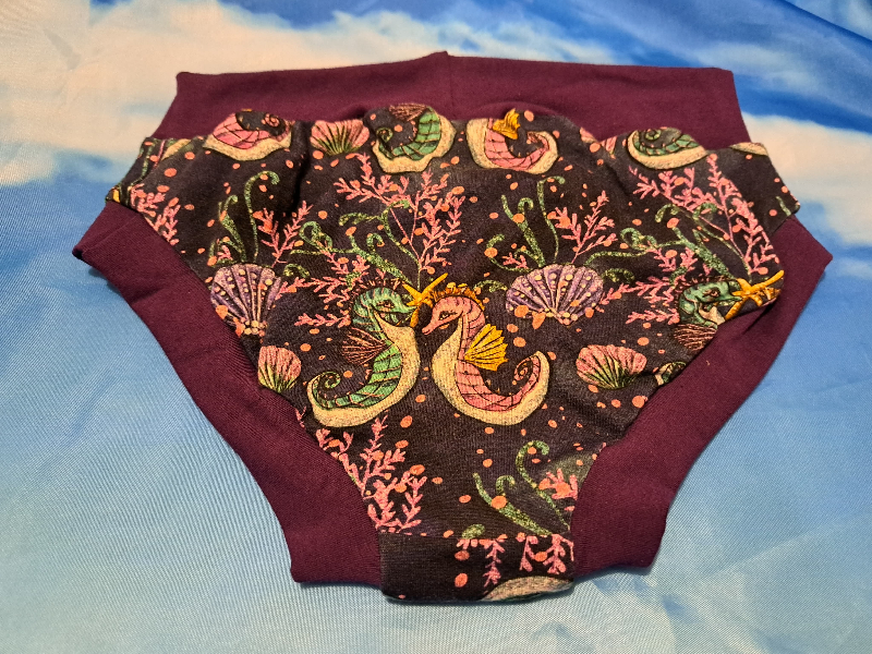 XS Seahorse Brief Scrundies