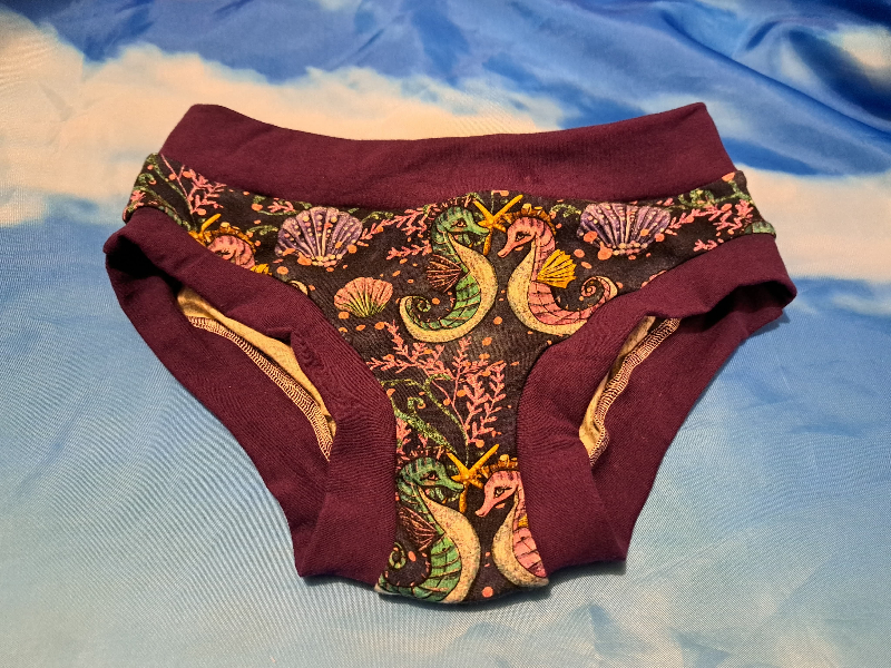 XS Seahorse Brief Scrundies