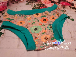 Size 12 Flowers Children's Underwear