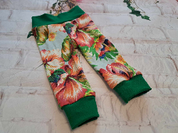 18" Tropical Flowers Doll Joggers