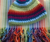 Avalon Rainbow Crochet Hat