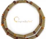Kids Amber & Hazel Necklace - HoneySize 10.5