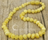 Amber Teeething Necklace - Polished Butter -All Kids Sizes - Teething, Health & Wellness