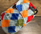 Argyle Minky /w red cotton velour - T&T Sleepytime