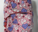 Candy Hearts /w bubblegum cotton velour - T&T multi-size