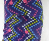 MM Purple Zig Zag /w purple organic bamboo velour - T&T multi-size
