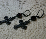 earrings-the greatest love is a love that sacrifices all-garnet