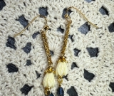 shell flower earrings