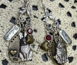 rabbit-charming earrings