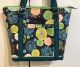 Circles Teal Bag