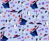 1yd Cut Practically Perfect Small Scale Cotton Lycra Fabric Retail