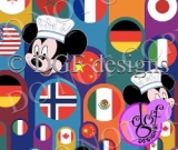 R104 Chef Mouse Around The World LARGE SCALE
