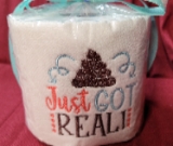 Embroidered Toilet Paper