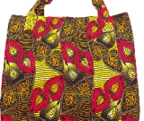 Large Ankara Tote Bag | Handmade 18x18 Eco-friendly Tote with internal pocket
