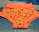 XS Flowers Boy Shorts Scrundies