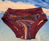 XS Purple Marble Brief Scrundies