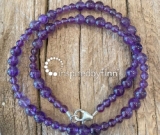 NEW! Amethyst - Protection and PurificationKids Necklace