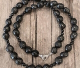 Cleanses & Purifies Guilt, Shame, Fear + EMF ProtectionAdult Big Beads Necklace