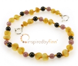 Adjustable Unpolished Harvest + CURBS HYPERACTIVITYBaltic Amber Wellness &Teething Anklet