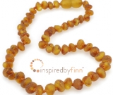 Amber Teething Necklace - Kids Unpolished Cider - All Kids SizesInspired By Finn