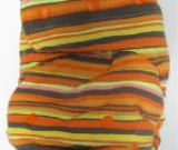Fall Stripe /w orange cotton velour - T&T multi-size