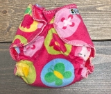 Hello Kitty Minky /w fuschia cotton velour - newborn