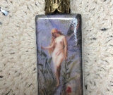 wild garden goddes skiln fired necklace pendant