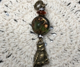 heart chakra wisdom owl necklace pendant