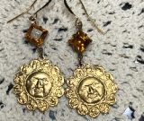 golden sun earrings